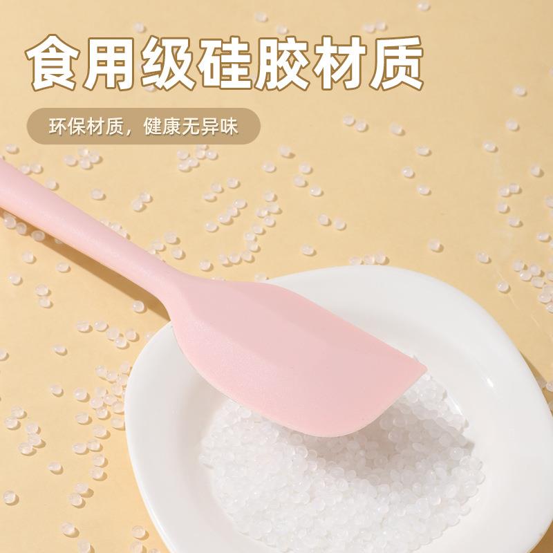 大小号一体式硅胶刮刀烘培工具耐温硅胶刮板莫兰迪色奶油蛋糕抹刀