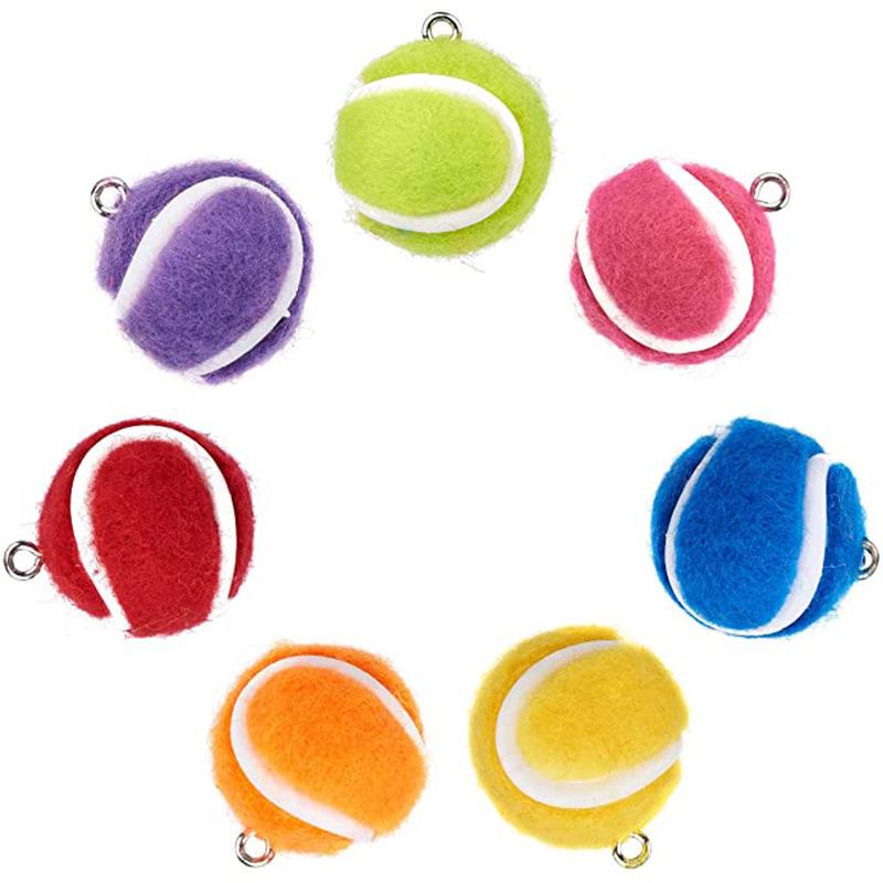 线网球钥匙扣挂件仿真迷你网球拍钥匙链体育用品礼品钥匙配饰