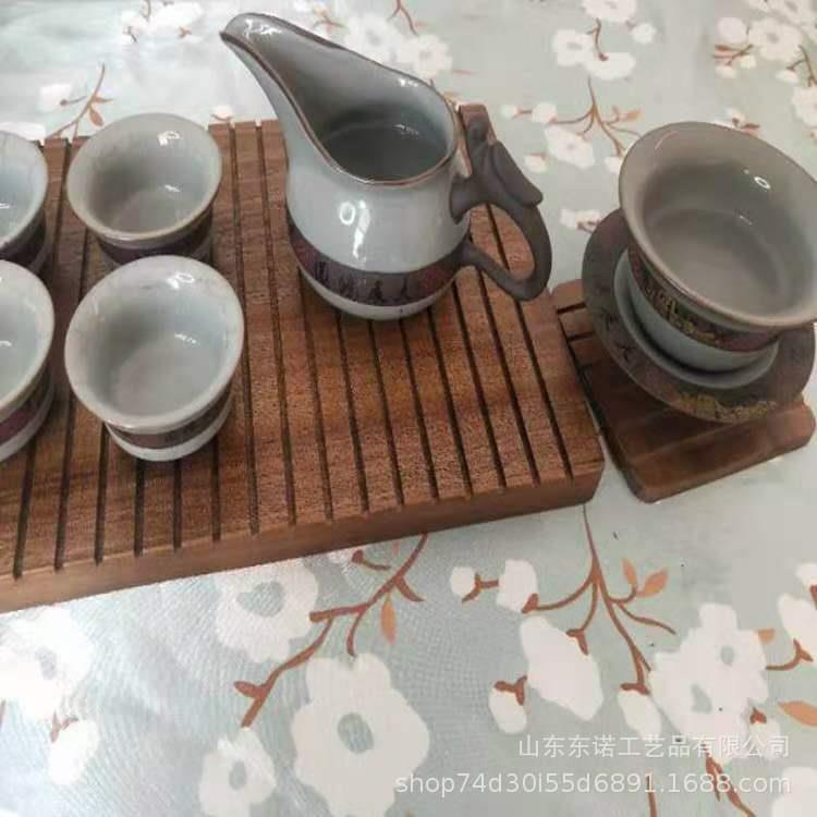 相思木抽纸盒车用家用简约木质刀叉盒杯垫茶壶垫实木隔热垫收纳