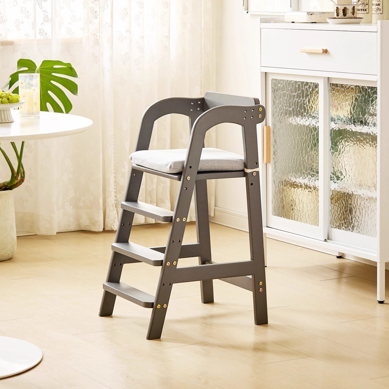 儿童餐椅可升降调节婴儿餐桌座椅宝宝家用吃饭高脚椅实木学习椅子,住宅家具,儿童餐椅/成长椅,淘宝优惠券,粉丝福利购,淘宝优惠卷