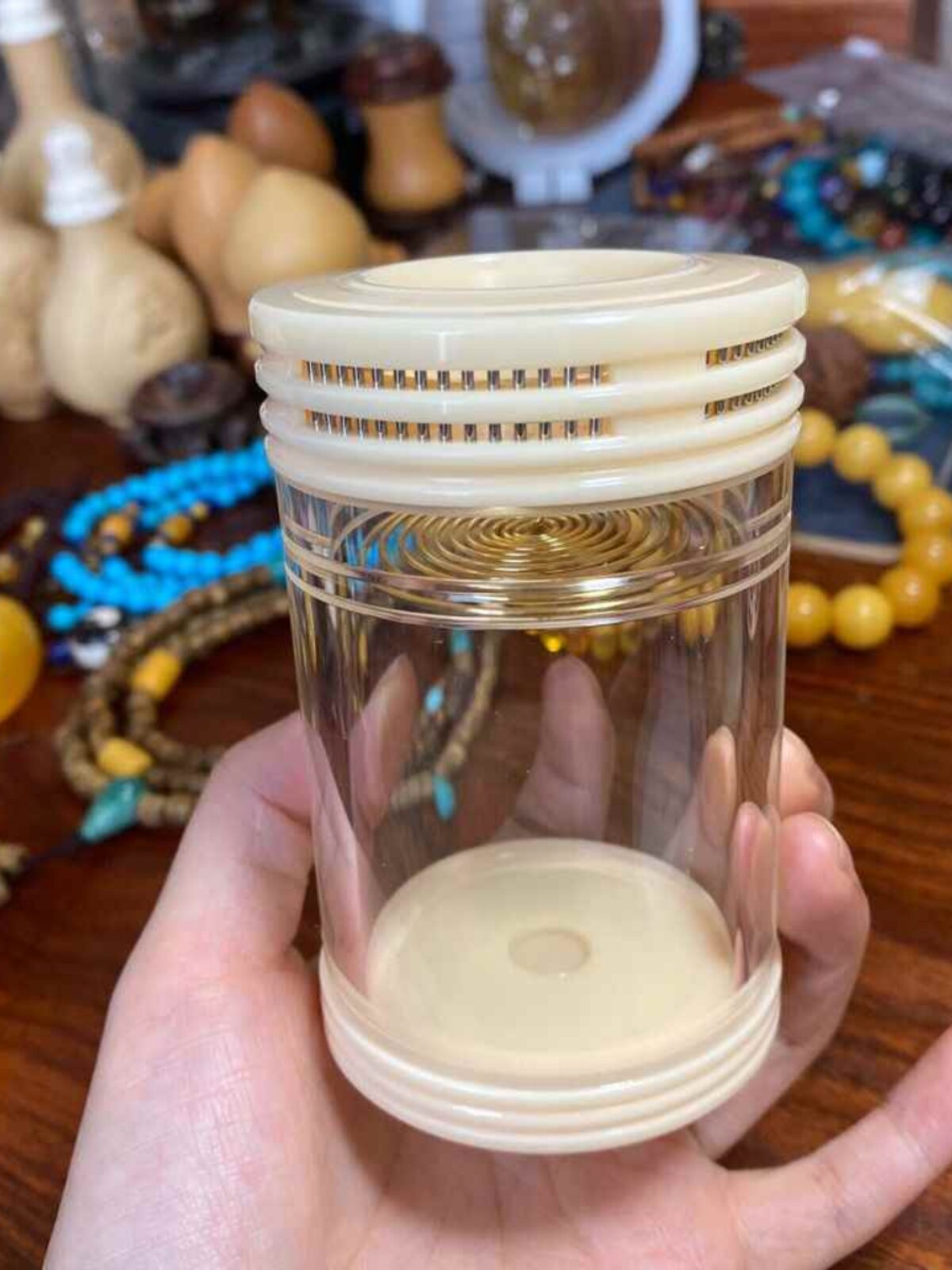 蝈蝈罐蝈蝈叫罐老王叫罐水晶独眼叫罐有机玻璃罐叫罐老谭叫罐