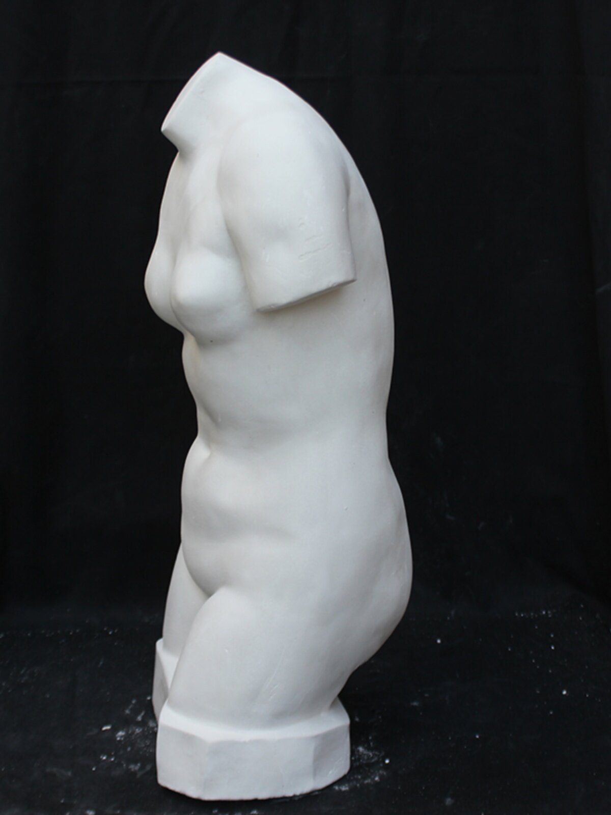 石膏像少女躯干石膏人头像美术教具雕塑摆件素描模型美术用品写生