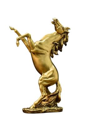 办公室摆件马到成功酒柜装饰品家居客厅玄关开业礼品一件