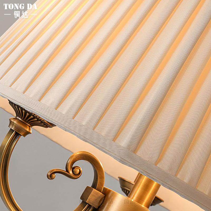 美式复古餐厅卧室主吸顶灯别墅入户半吊灯饭厅茶室过道全铜吸顶灯,家装灯饰光源,智能吊灯,淘宝优惠券,粉丝福利购,淘宝优惠卷