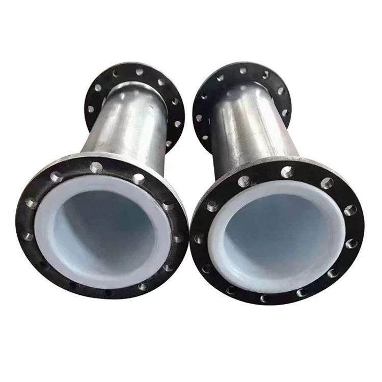 衬塑衬胶衬四氟钢管电厂化工钢衬塑复合弯头内衬PTEF四氟管件管道