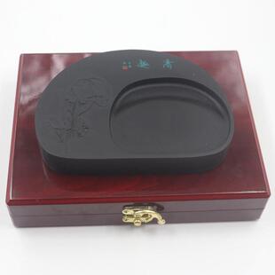 毛笔书法砚台8寸歙砚台文房四宝大号砚台雕刻礼品砚台磨墨