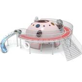 幼儿园无动力滑滑梯室外儿童游乐场非标设备设施生产厂家