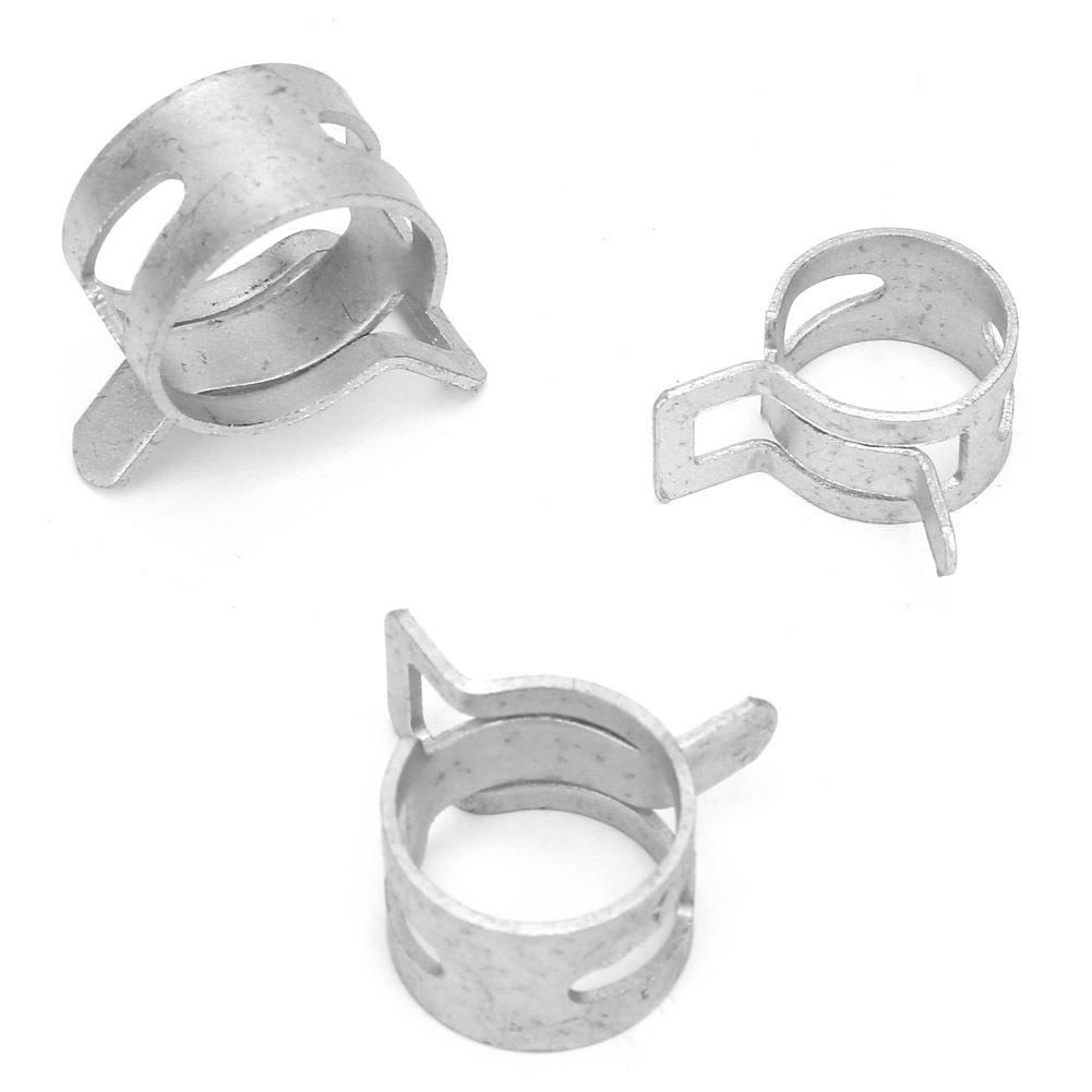 60pcs盒装色弹KTT簧管夹带银型达1克罗卡箍钢汽车水管油管喉箍