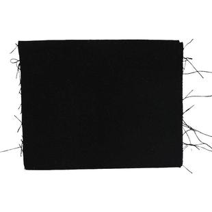 350克预氧丝机织布黑色防火阻燃面料耐高温梭织布耐火布防火材料