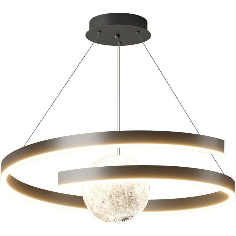 吊灯现代简约星球饭厅广东中山灯具侘寂风北欧艺术吧台卧室餐厅灯,家装灯饰光源,智能吊灯,淘宝优惠券,粉丝福利购,淘宝优惠卷