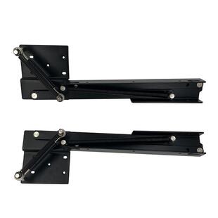 换鞋折叠凳连接件自动回弹缓冲冷轧钢玄关鞋柜壁挂凳隐藏五金配件