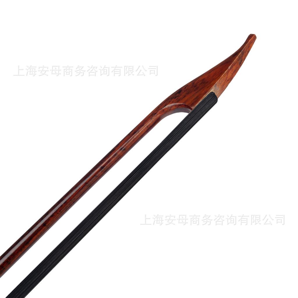专业蛇木提琴弓巴洛克小提琴弓蛇木尾库黑马毛小提琴弓长螺