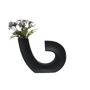 现代创意抽象音符摆件白色黑色哑光树脂玄关电视柜装饰