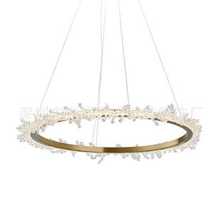 餐厅灯简约现代大气家用主灯别墅轻具2023新款创意客厅吊灯