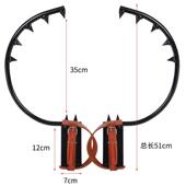 加厚实心电工木杆爬树器脚扣修路灯广告电力通信扎杆作业多功能