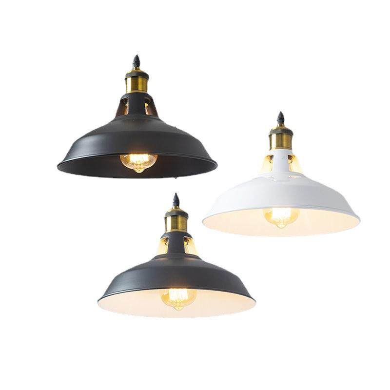 工业风铁艺吊灯美式乡村复古单头餐厅吧台灯镂空锅盖造型咖啡装饰,家装灯饰光源,智能吊灯,淘宝优惠券,粉丝福利购,淘宝优惠卷