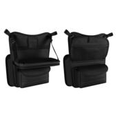 汽车座椅中间储物网兜车载收纳挂袋纸巾盒中控小桌板置物架收纳袋