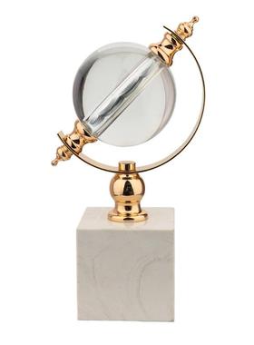 轻奢大理石水晶球摆件创意家居客厅酒柜书房办公室装饰厂