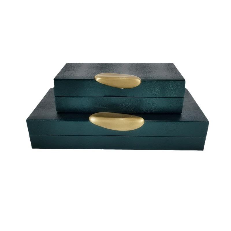 现HG0002代衣简约轻奢卧首饰盒摆件样板房帽纳间室软装饰品梳妆台