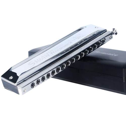 半音阶口琴10孔/12孔/16孔初学演奏SW104012481664专业乐器