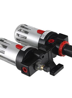塑壳黑色型BC二联件气源处理器油水分离器调压过滤器