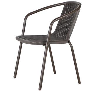 塑料藤编阳台靠背桌椅户外椅子庭院露天阳台布置小茶几咖啡桌椅