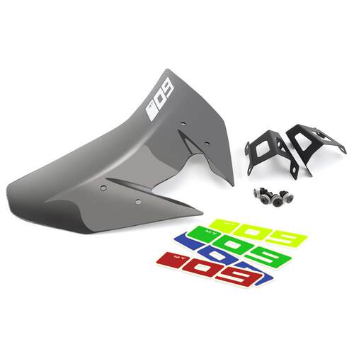 适用雅马哈MT09改装挡风玻璃机车前挡风玻璃导流罩风挡风镜配件