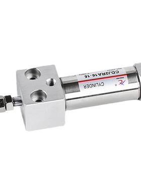 气动CDJ2RA10/16-15*20*30X40X50X75-100方头不锈钢迷你气缸