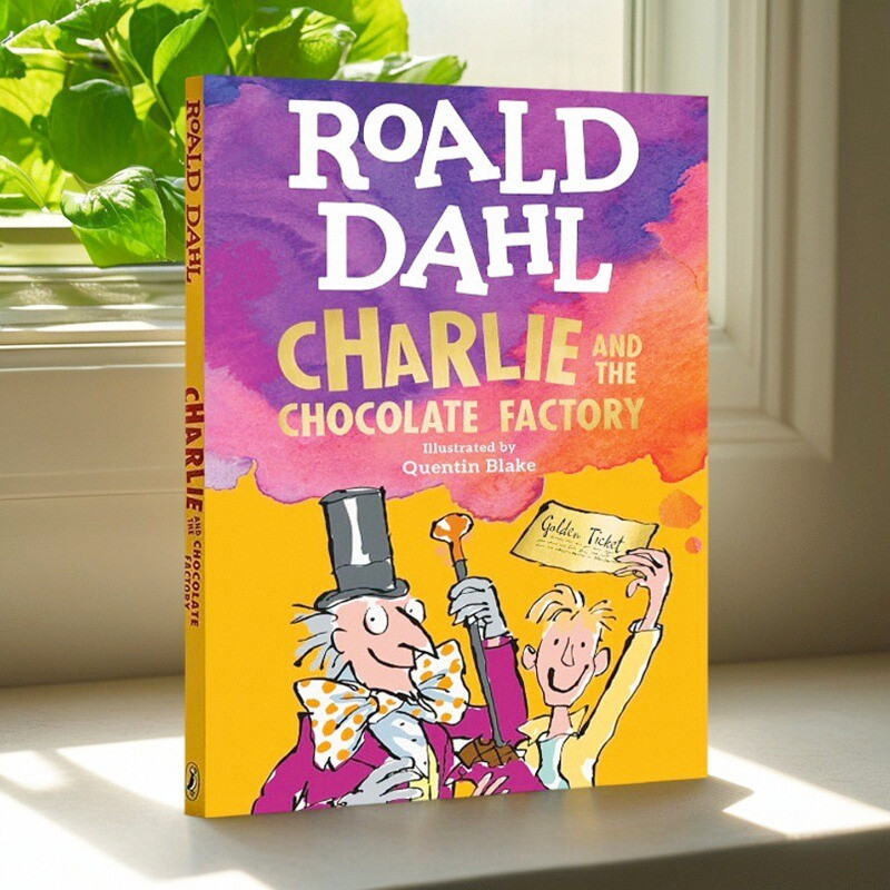 【现货】英文原版Charlie and the Chocolate Factory(多种封面随机发货)查理与巧克力工厂 儿童课外读物动作冒险小说儿童文学书籍