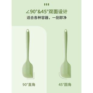 耐高温食品级硅胶软蛋糕抹刀搅拌工具厨房 刮刀烘焙奶油铲子一体式