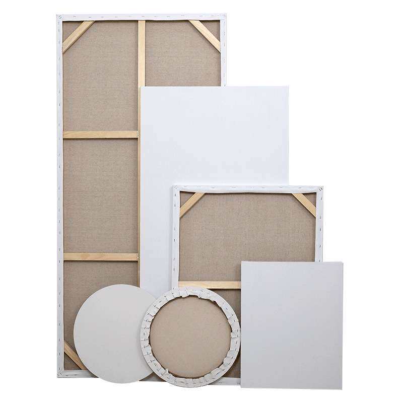 超大油画框大尺寸加厚油画布框写生亚麻中纹雨露麻油画布内框手绘