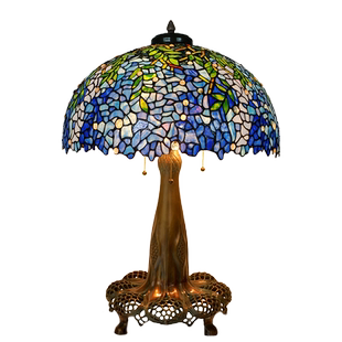 【20-23寸台灯】帝凡尼手工全铜艺术奢华别墅美式复古客厅大台灯