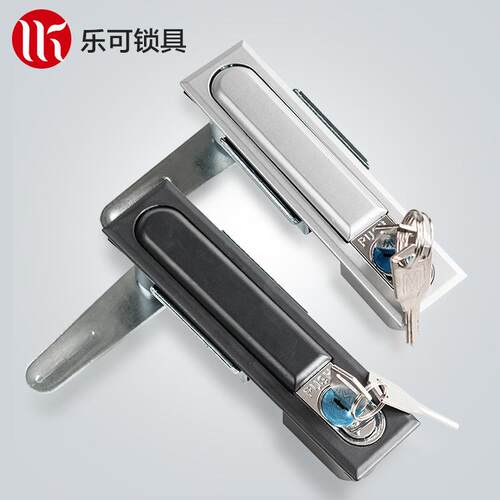 机械门锁平面锁开关柜门锁 MS818电柜锁配电箱柜方锁MS490