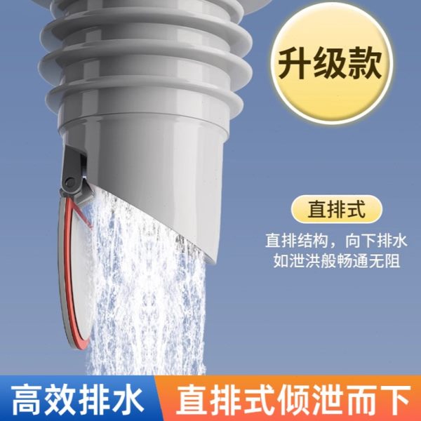 厨房下水防臭室内硅胶密封塞卫生间洗衣机排水管道防虫防漏神器