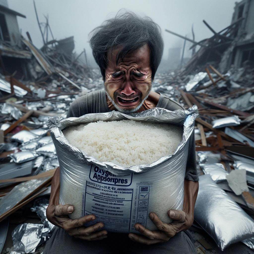 铝箔袋自封袋锡纸袋真空存大米包装袋茶叶干果密封袋超大号防虫袋