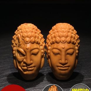 橄榄核雕刻一念之间手串文玩橄榄胡手链佛魔僵尸骷髅红料老油核