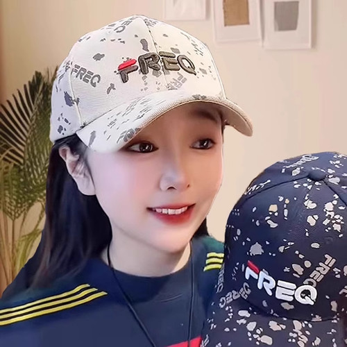 2025新款韩系印花字母棒球帽