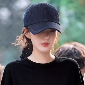赵露思同款美式牛仔棒球帽子女2026新款时尚休闲遮阳防晒鸭舌帽潮