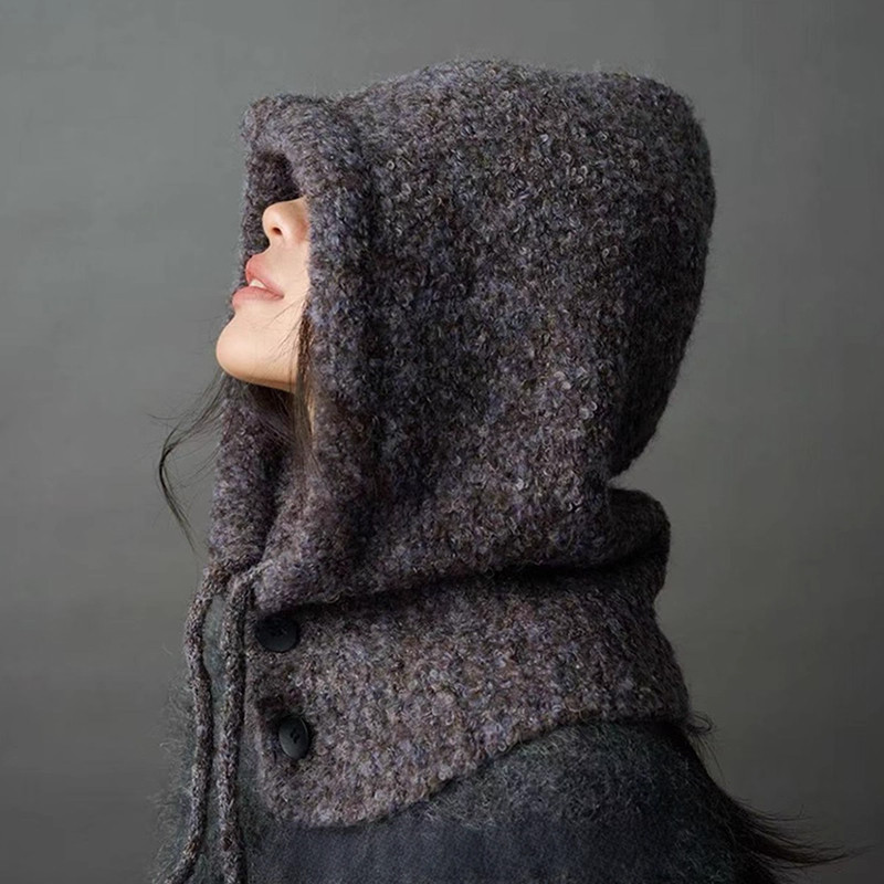 韩版巴拉克拉法帽女秋冬季加厚保暖护耳显脸小围脖一体毛线帽帽子,服饰配件/皮带/帽子/围巾,帽子,淘宝优惠券,粉丝福利购,淘宝优惠卷