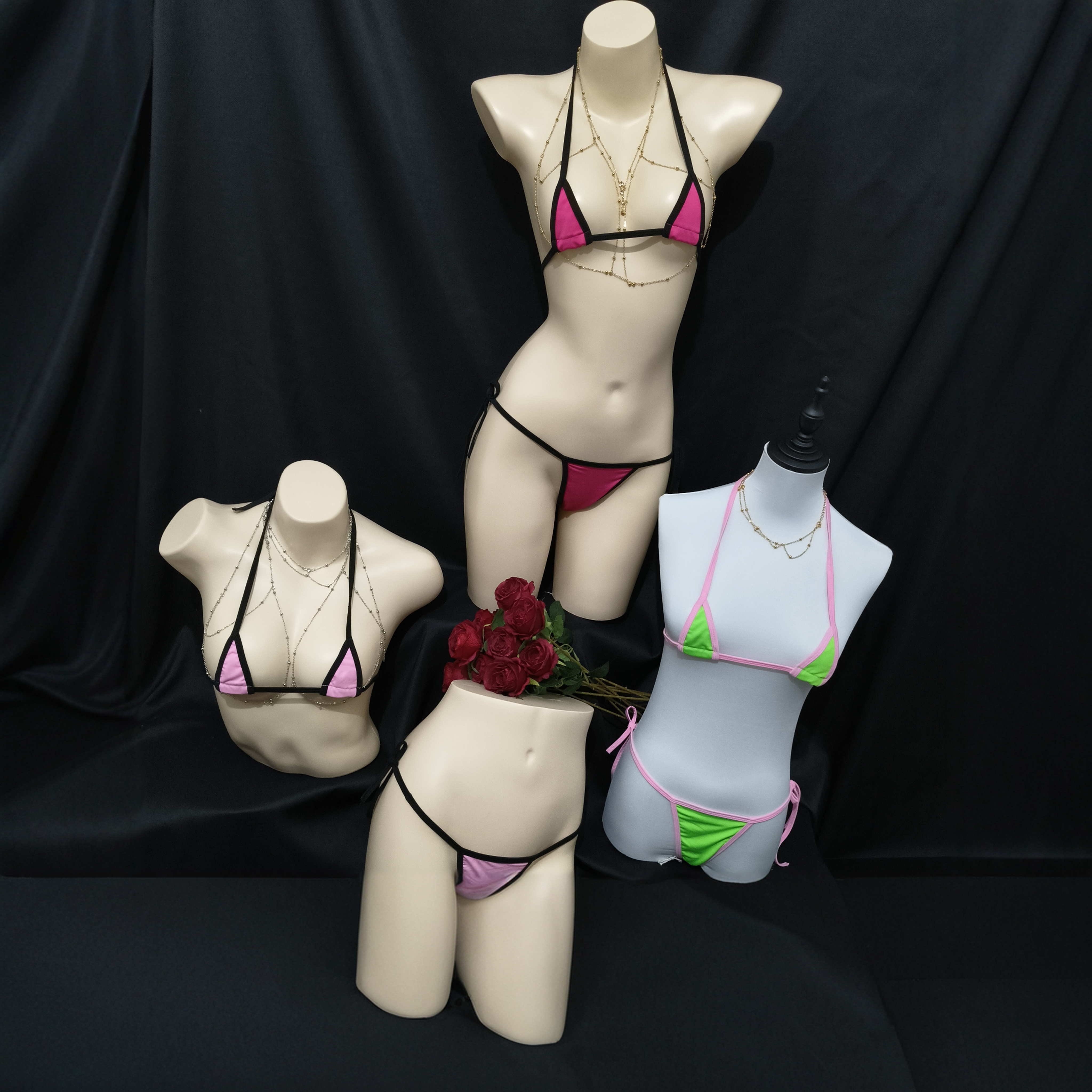 度假比基尼迷你三点式泳衣