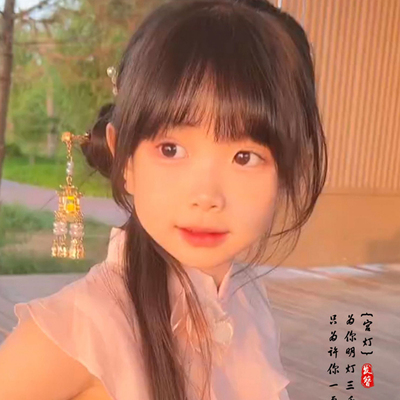 速发灯笼发光古风发簪儿童高级感新中式马面裙簪子国风汉服发张钗