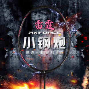 羽毛球拍全碳素超轻专业进攻型比赛训练耐打套装 雷霆80小钢炮球拍