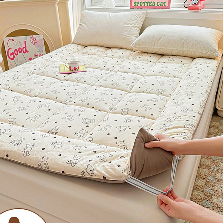 新疆棉花床垫遮盖物家用卧室折叠垫180x200褥子宿舍学生单人软垫