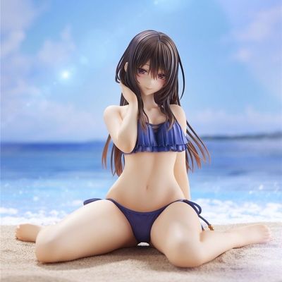 害羞动漫恋爱女孩水澄华实泳装美女模型手办精品摆件礼物国产