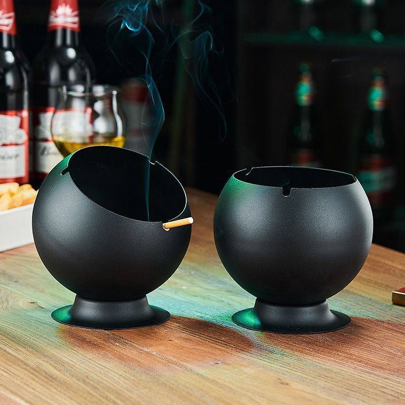 酒吧KTV台球室桌面个性垃圾桶防摔球形烟灰缸带孔可印Logo,节庆用品/礼品,时尚烟灰缸,淘宝优惠券,粉丝福利购,淘宝优惠卷