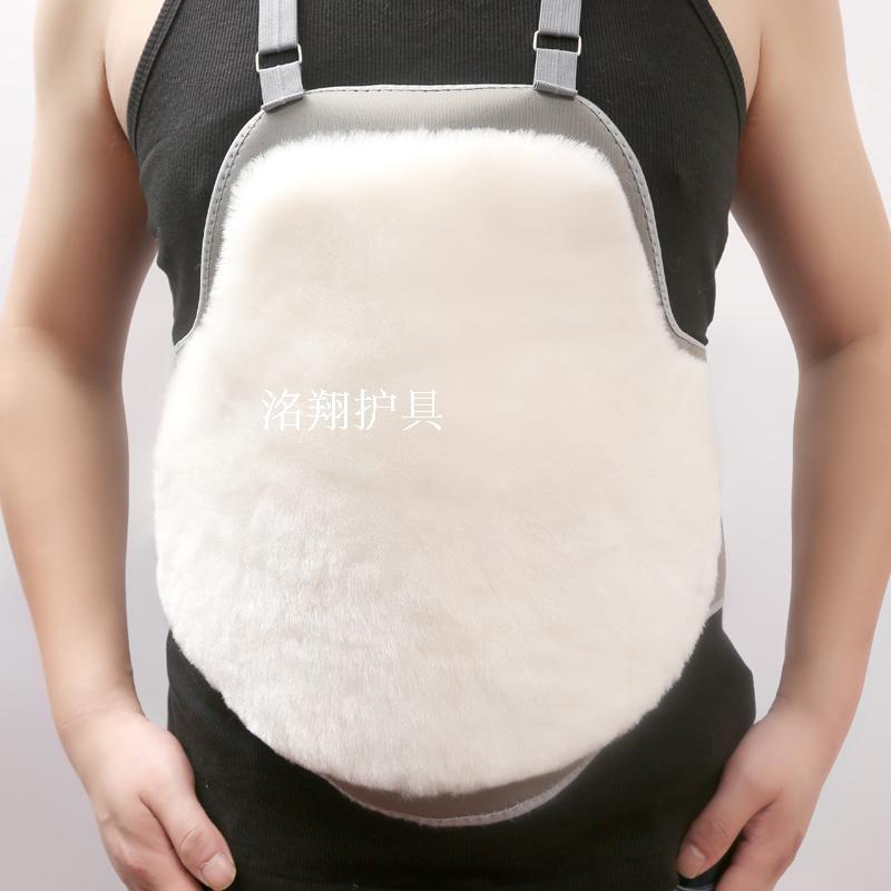 羊毛冬季保暖护胃带暖胃护肚护胸带男女士肚兜羊毛绒护腰带