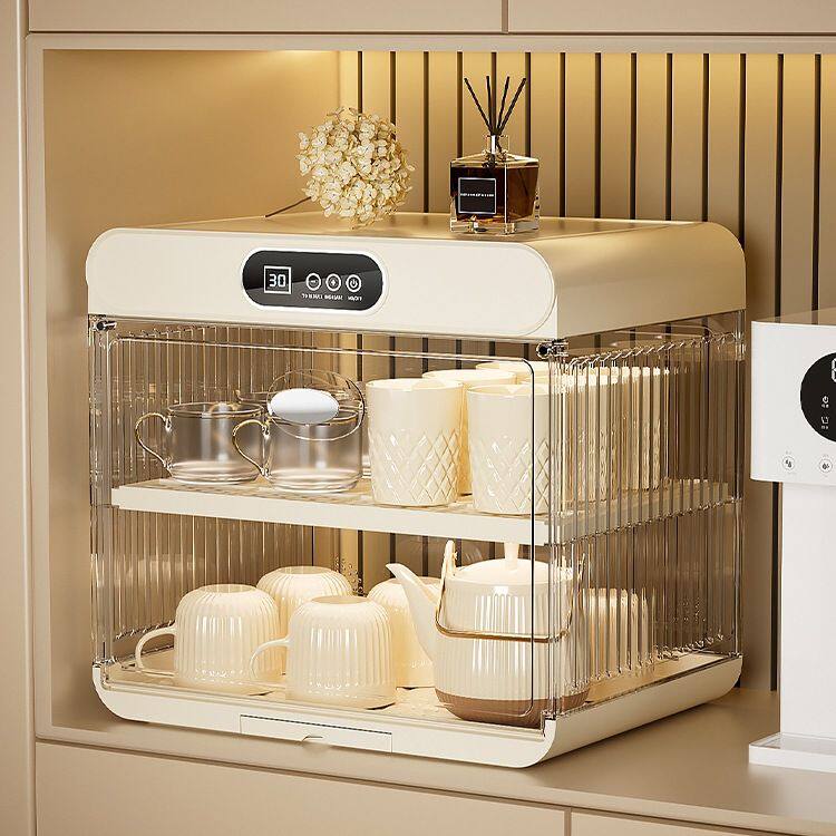 杯子收纳置物架桌面整理橱柜内家用防尘沥水放茶杯茶具收纳盒