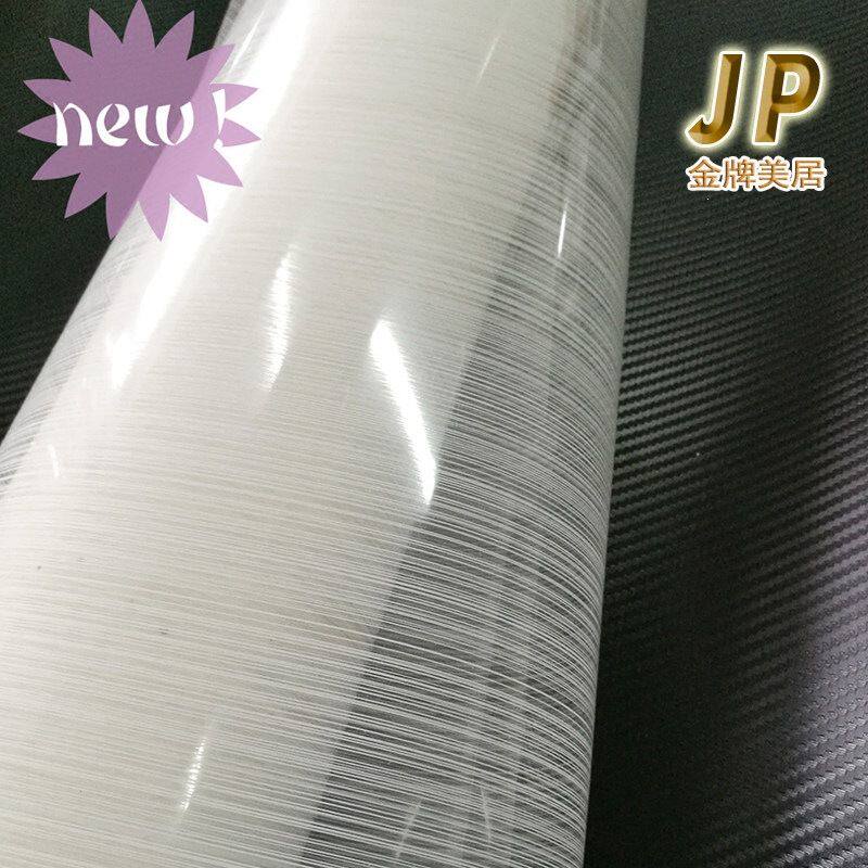 黑/白细丝膜细条纹玻璃幕墙贴膜金拉丝艺术装饰家居隔断玻璃贴膜