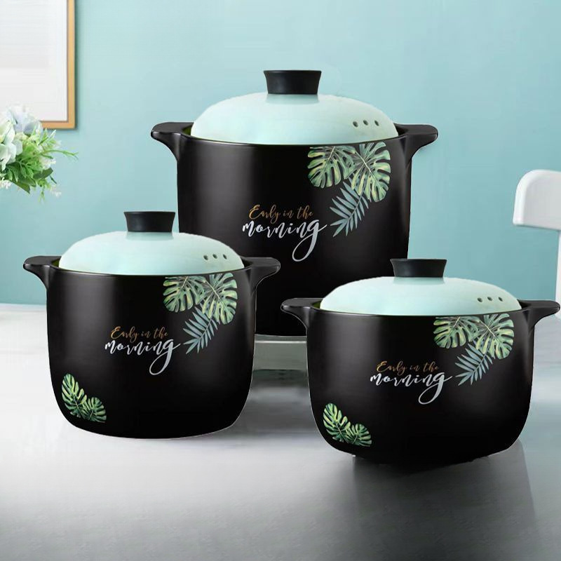 砂锅家用煲汤燃气灶电磁炉两用炖锅石锅陶瓷煲耐高温煲仔饭