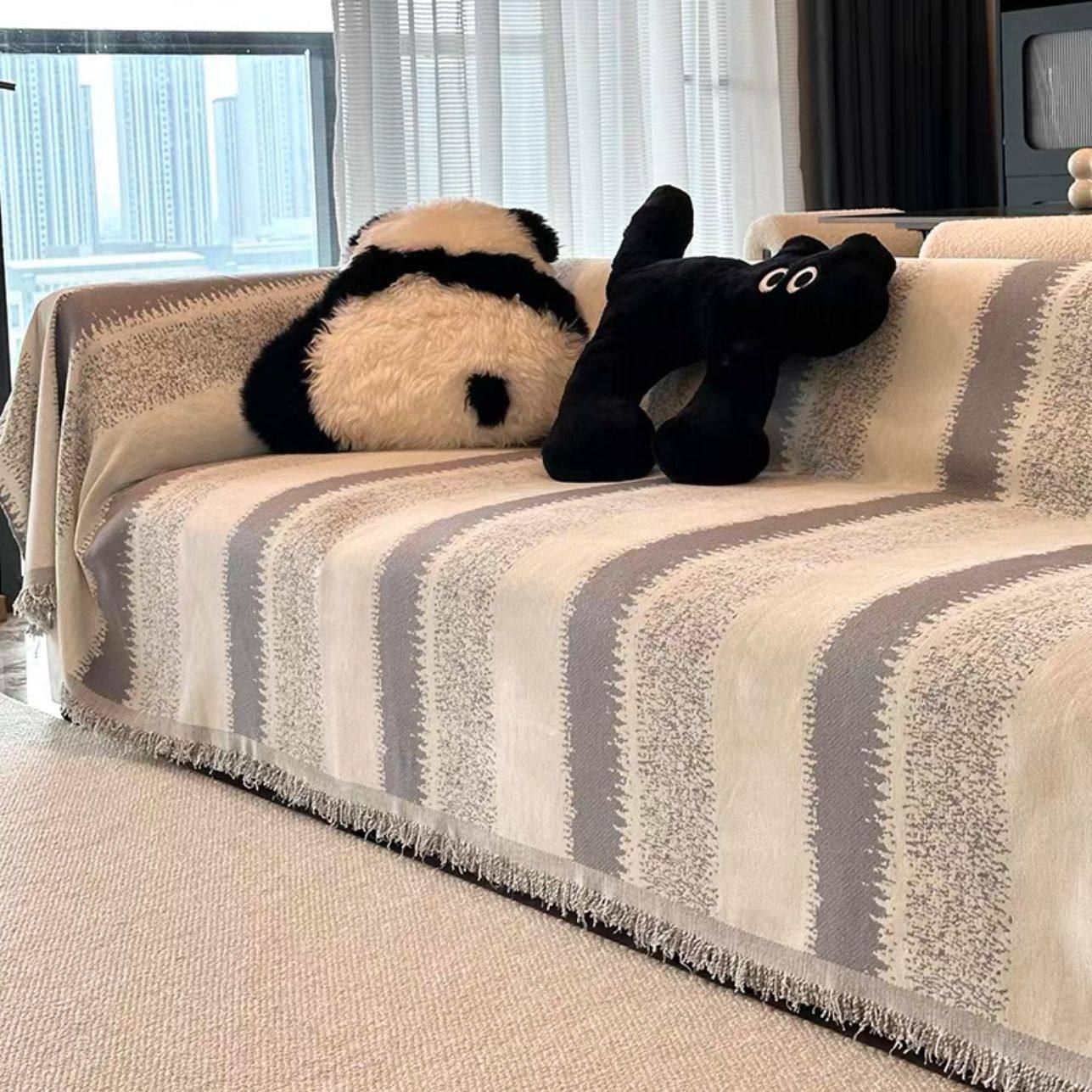 加厚防猫抓防滑沙发巾全盖一片式全包四季通用沙发垫盖布,居家布艺,沙发套,淘宝优惠券,粉丝福利购,淘宝优惠卷